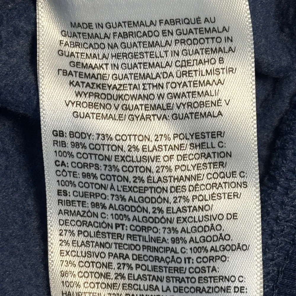 The North Face Hoodie Mens XL Blue‎ Sweatshirt Pullover Never Stop Exploring